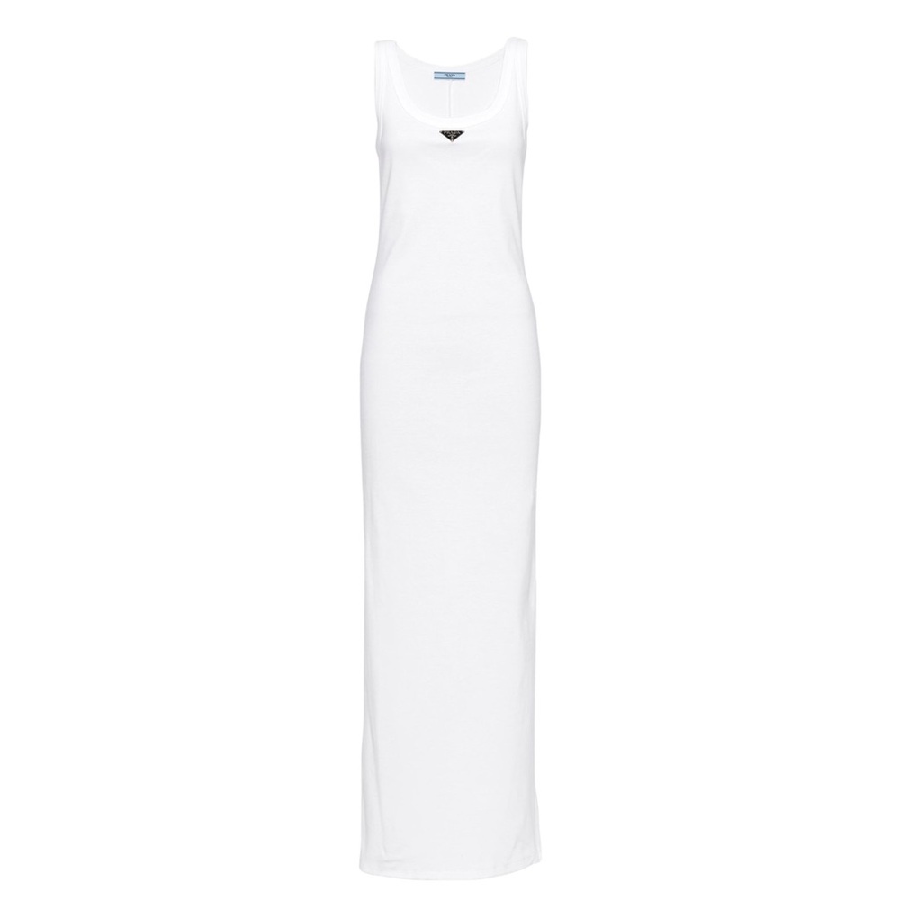 NWT Prada Jersey Tank Maxi Dress, Size M